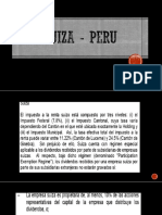 convenio Perú - suiza