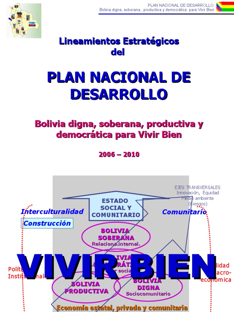 Plan Nacional de Desarrollo de Bolivia | PDF | Bolivia | Pobreza