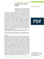 A IMPORTÂNCIA DO BANCO DE DADOS em Uma Organização PDF
