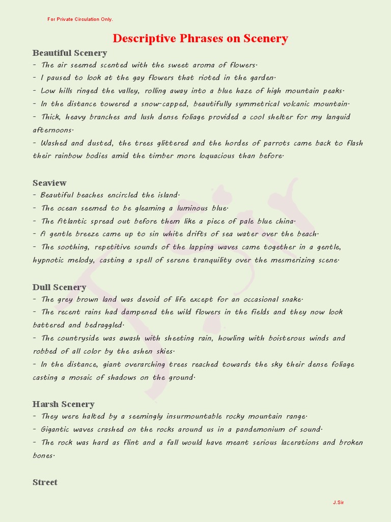 Descriptive phrases for essays pdf picture