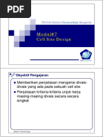 Modul#7 Cell Site Design