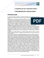 Lectura 1 - Cuestiones Preliminares Del Proceso Penal