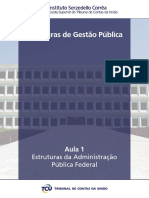 Estruturas de Gestão Pública - Aula - 1 PDF