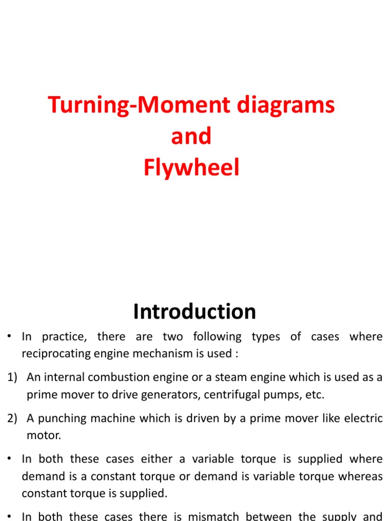 TurningMoment Diagrams and Flywheel PDF Internal Combustion Engine