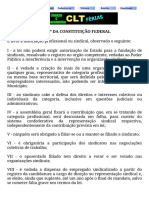 Art. 8º Da Constituição Federal - Associação Sindical