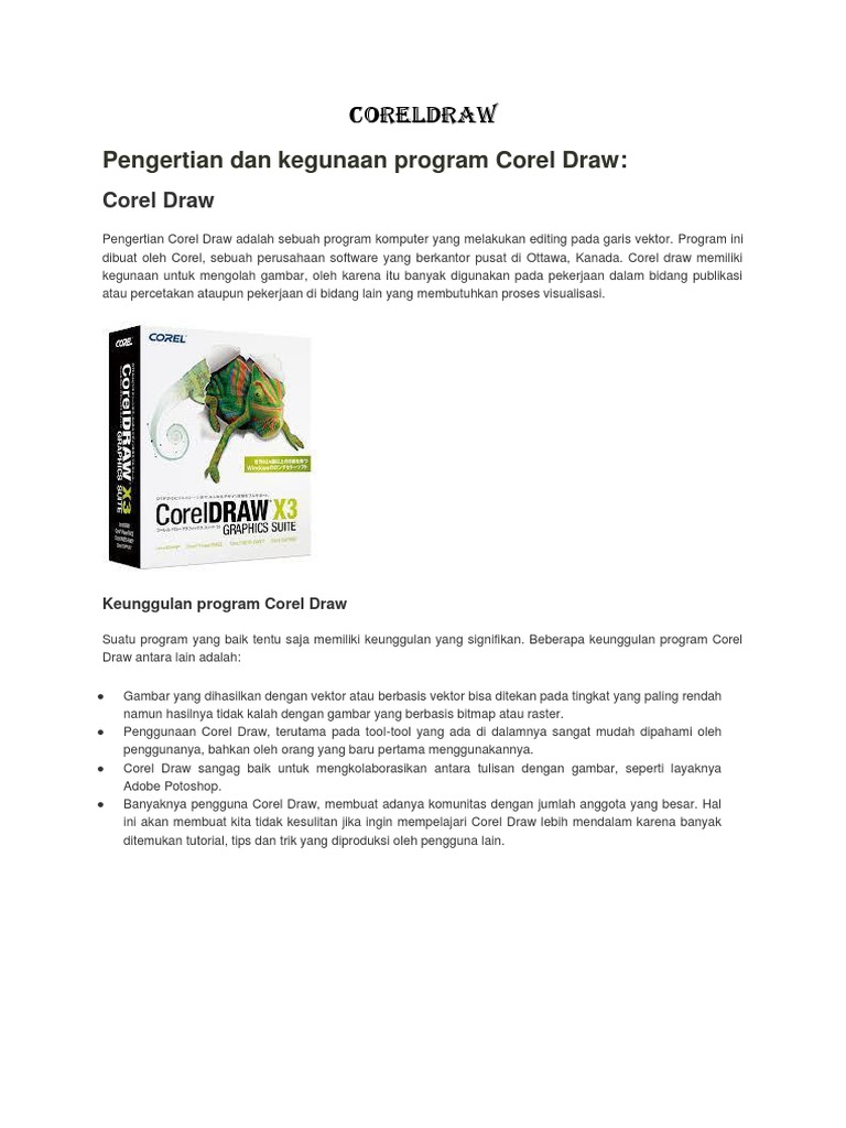 Pengertian corel draw | Pengertian dan Fungsi Tool Corel Draw - 2018-07-28