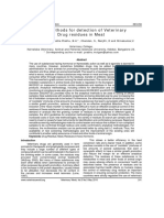 Rapid Methods For Detection of Veterinary Drug Residues in Meat