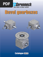 SERVOMECH Bevel Gearboxes Catalogue 01 12 PDF