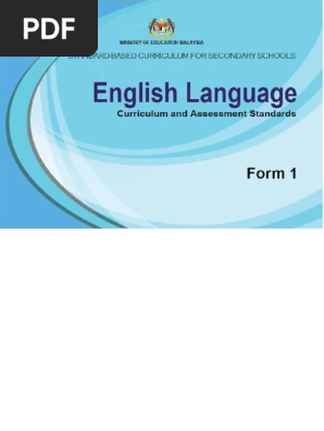 Dskp Kssm Bahasa Inggeris Tingkatan 1 Pdf