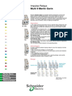 Impulse Relays for Lighting Control with Built-in Auxiliary Functions