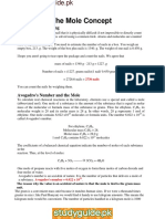 The Mole Concept PDF