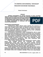 ID Sumber Daya Energi Dan Mineral Terhadap Pembangunan Ekonomi Indones PDF