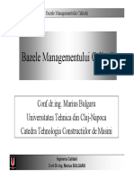 Bazele Managementului Calitatii PDF