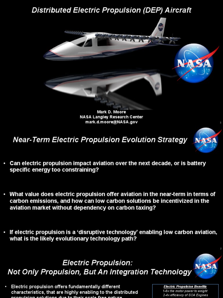Distributed Electric Propulsion in Aviation | PDF | Engines | Propulsion