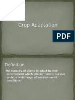 Crop Adaptation