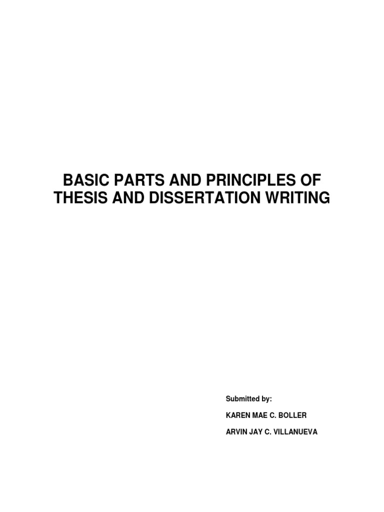 Thesis and Dissertation Structure Guide | PDF | Thesis | Graduate School