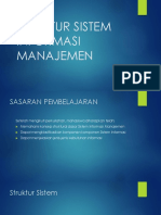 Pertemuan 2 - STRUKTUR SISTEM INFORMASI MANAJEMEN