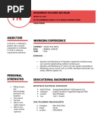 My English Resume (Huzaimie)