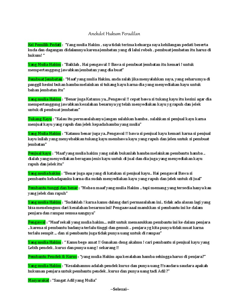 Anekdot Hukum Peradilandocx