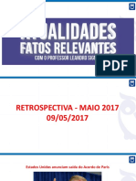 Retrospectiva Maio 2017