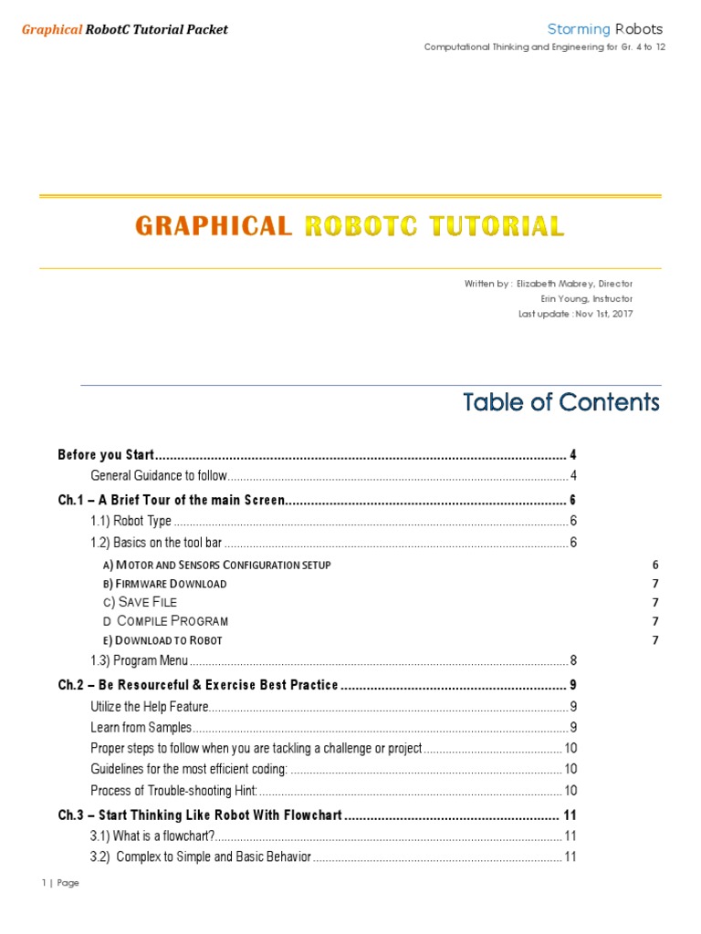 Graphical Robot C | PDF | Robotics | Computer Program