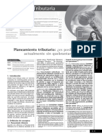 Planeamiento Tributario ¿Es Posible Realizarlo Actualmente Sin Quebrantar Las Normas PDF