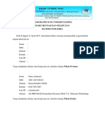 Mou Dokumentasi Dan Peliputan