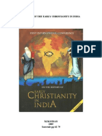 History of The Early Christianity in India