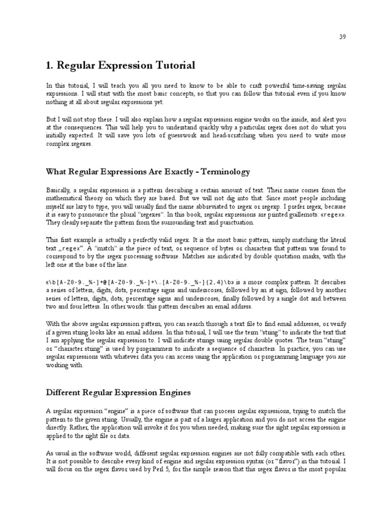 Regular Expression Tutorial: What Regular Expressions Are Exactly ...