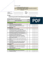 Instrumen Keterlaksanaan RPP