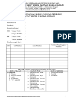 Kewenangan Klinis Perawat Kamar Operasi Log Book