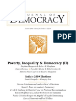 Poverty:, Inequality & Democracy (II)