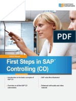 First Steps in SAP Controlling Sample