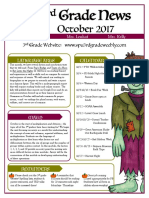 October 2017 Newsletter