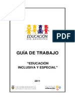 Guia de Trabajo Educacion Inclusiva PDF