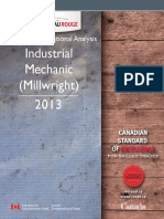 Industrial Mechanic (Millwright) : National Occupational Analysis