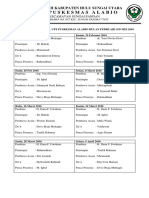 Jadwal Petugas Apel