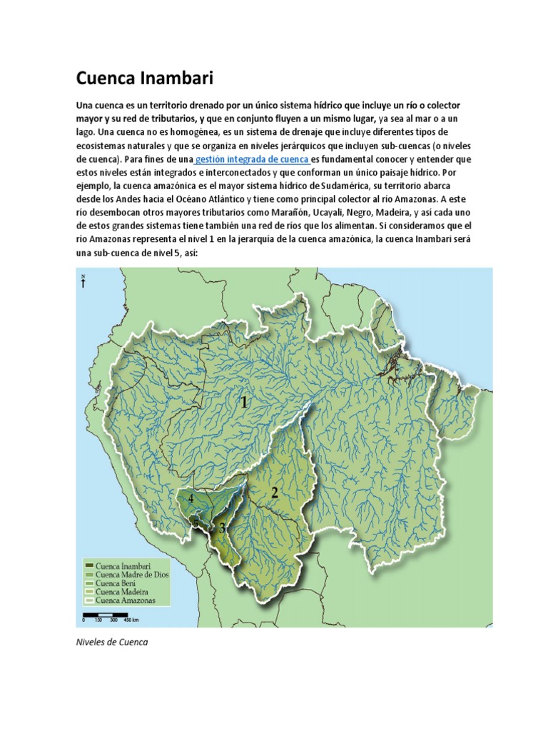 Cuenca del Río Inambari en Perú | PDF | Cuenca de drenaje | río Amazonas