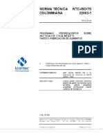 Iso 2200-2 Fabricacion de Alimentos