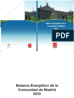 Balance Energetico de La Comunidad de Madrid Fenercom 2016 PDF