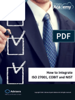 How To Integrate ISO 27001 COBIT and NIST en