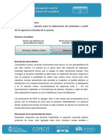 Desarrollo de Maquinaria Para La Elaboracion de Productos a Partir de La Saponina