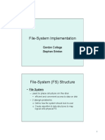 Filesystem Implementation