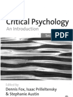 Critical Psychology - Intro Chapter PDF