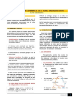 Lectura - La Cohesión y La Coherencia en El Texto Argumentativo PDF