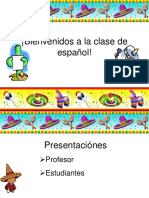 ¡Bienvenidos A La Clase de Español!2
