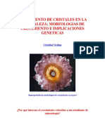 Crecimiento de Cristales en La Naturaleza