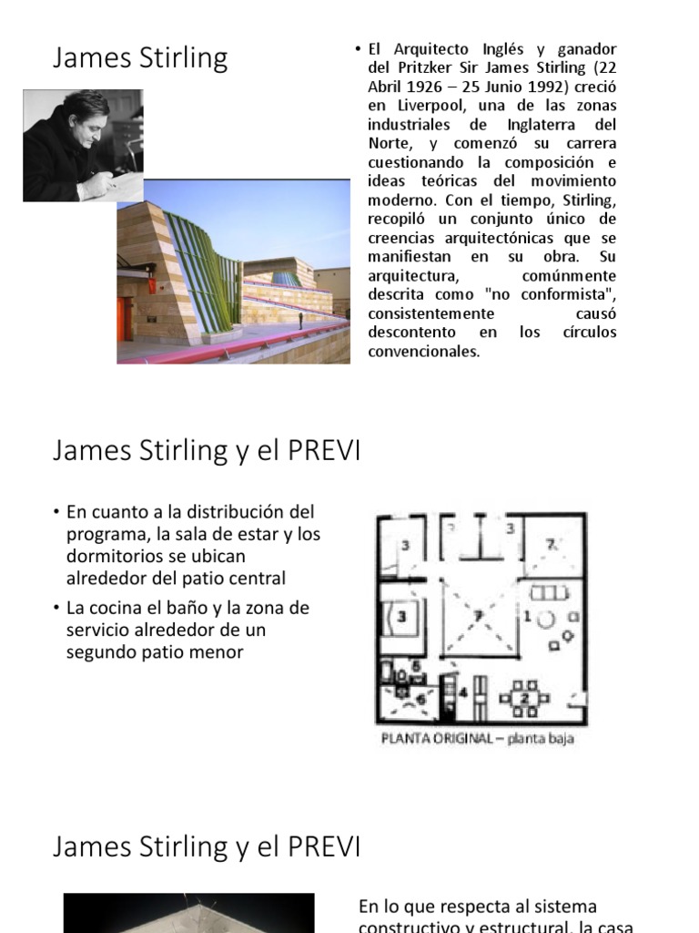 Proyectos de James Stirling y PREVI | PDF | Arte