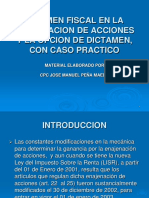 Material de Dictamen en La Enajenacion de Accones 2015