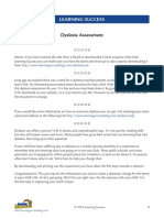 Dyslexia Assessment: Learning Success